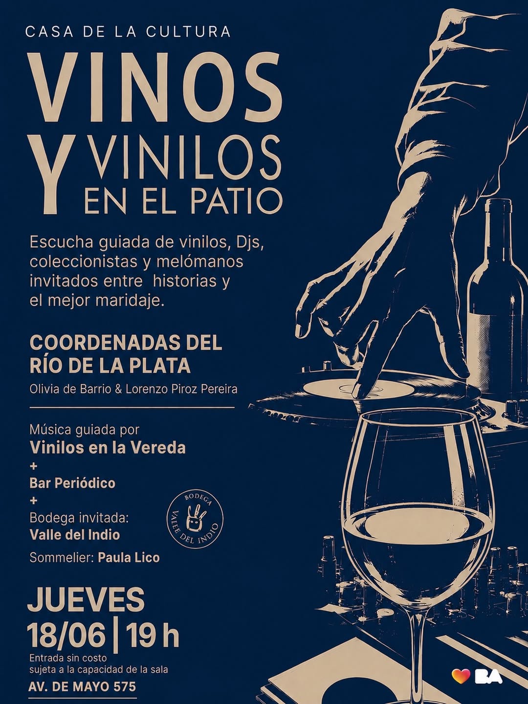 Vinos y Vinilos en el Patio