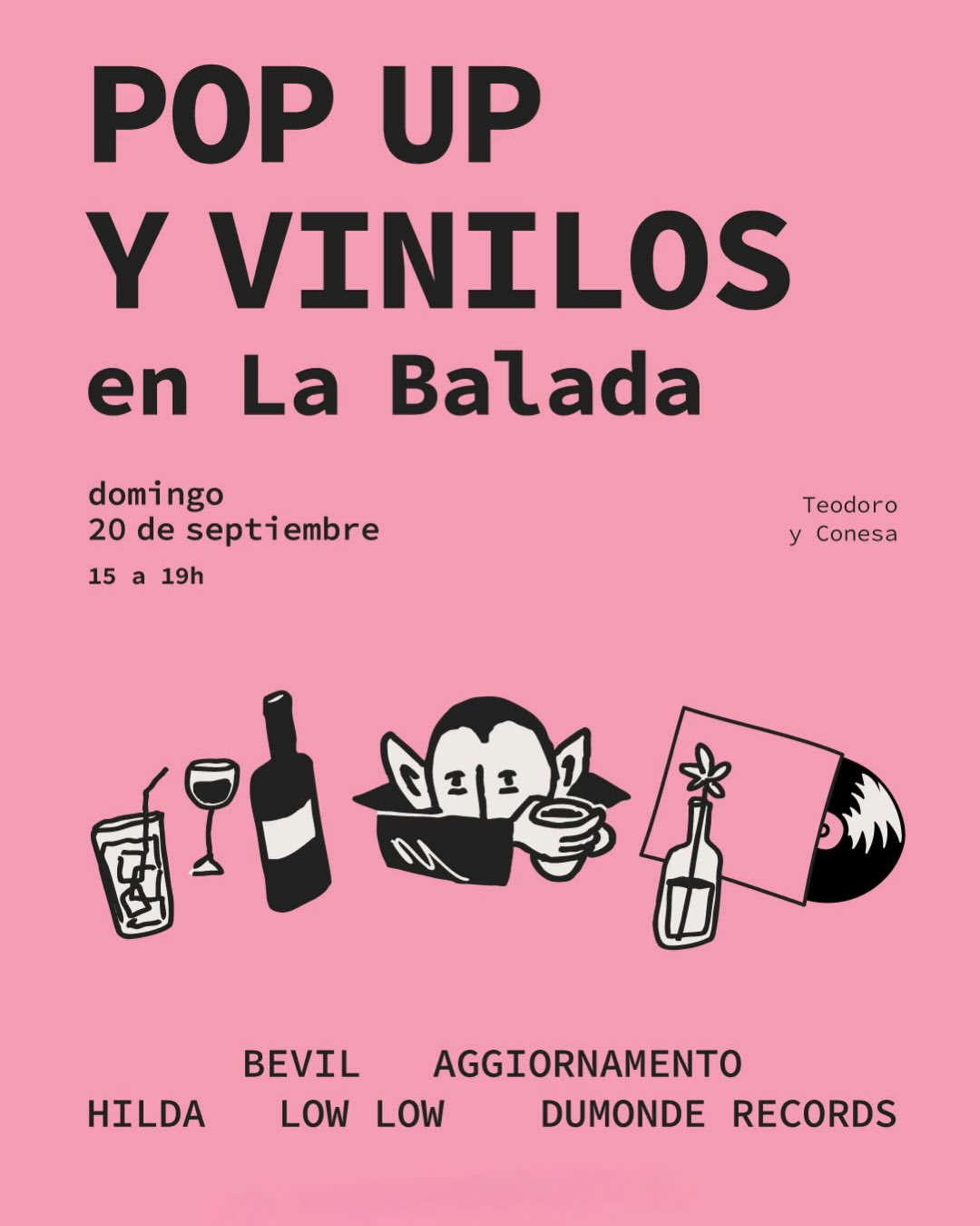 Pop Up y Vinilos en La Balada