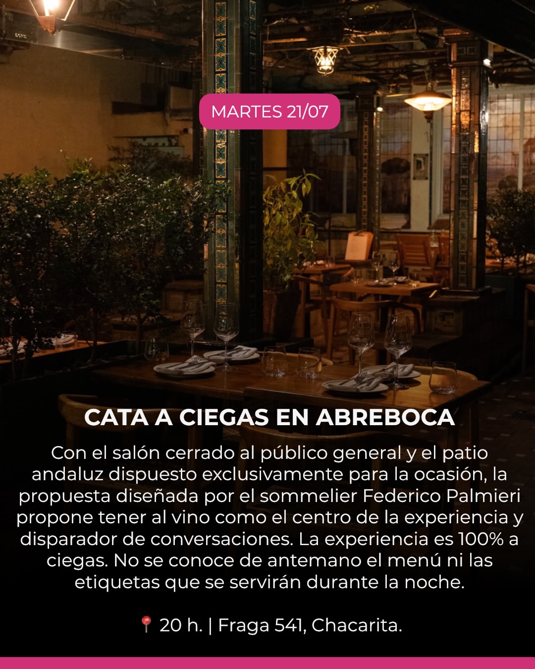 Cata a Ciegas en Abreboca